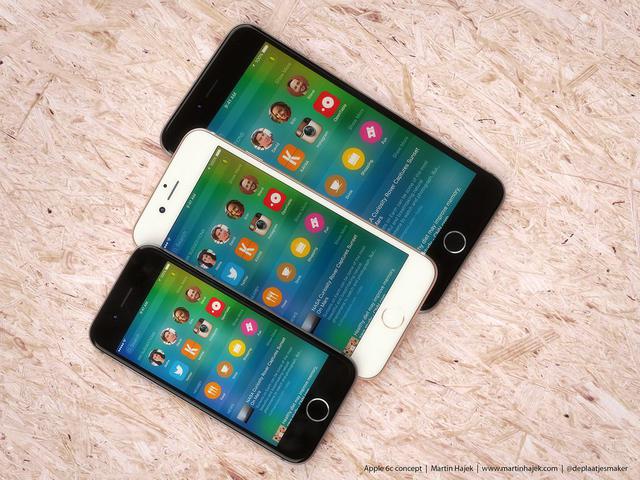 iPhone 6c/6s/6s Plus 三箭齐发概念渲染图