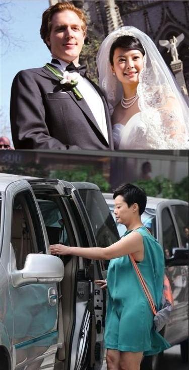 44岁袁立与外国老公近照 闪婚两次今无子 面容臃肿憔悴很低调