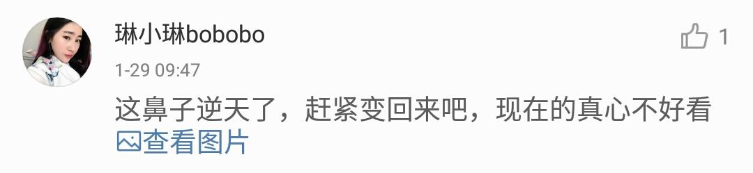 柳岩晒春晚礼服价值十万起，却被鼻子抢了风头！