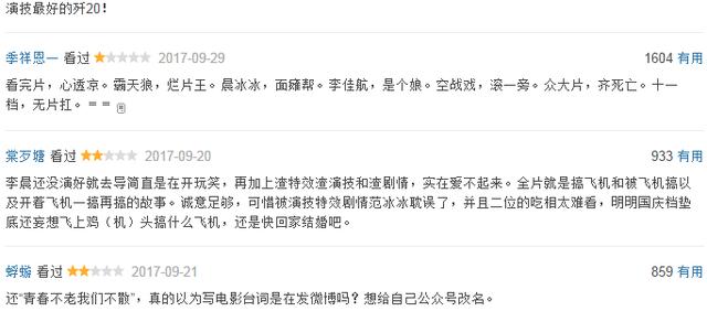 国庆档国产影片集体比惨？缝纫机乐队低迷，空天猎远不如预期！