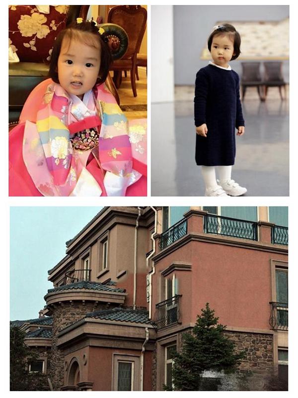玲花携家人户外出游，母亲为教师富态慈祥，单眼皮爱女和外婆很像