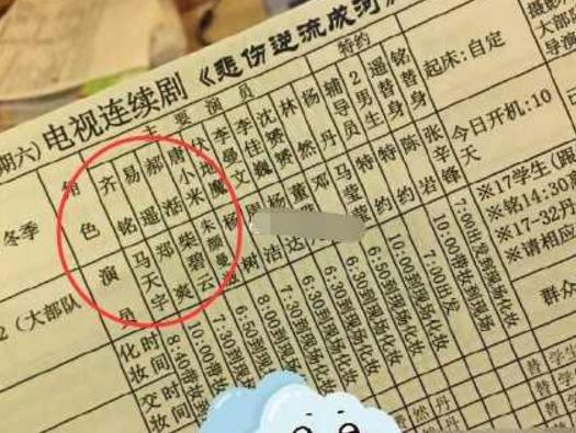 《悲伤逆流成河》通告曝光，柴碧云戏份又比女主郑爽多？