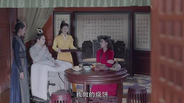 《烈火如歌》玉自寒吃了如歌的烧饼吐血不止，热巴自责以血偿血！