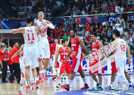2015男篮亚锦赛半决赛中国VS伊朗全场比赛视
